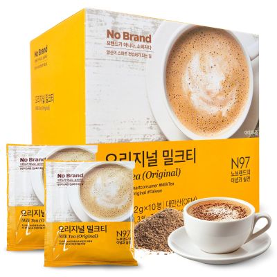 COELO Original Milk Tea 22gx 10 Stick (Total 7.7oz) | Sweet Tea Black Tea Milk Powder Pack | Korean-Style Classic Milk Tea Rich Flavor Easy-Cut | Camping Office Pantry Party Home Cafe Individual Packet