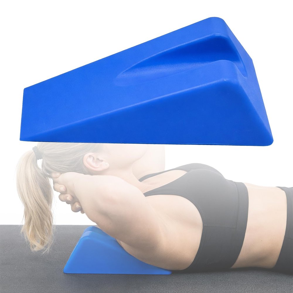 Concept Wedge - Extremity Mobilization Triangle Wedge for Relieve Spinal Pain Rehabilitation Tool, 1 Pcs (Blue)