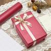 Gift Wrapping Paper, Red Pearly Wrapping Paper Roll, 17 Inch X 32.8 Feet view 3