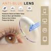 Lirbbur 3 Pack Multifocus Progressive Reading Glasses for Women/Men Computer Readers Blue Light Blocking With Spring Hinge (3 Mix, 1.75, x) view 3