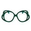 AOOLIA Oversized Round Women Eyewear, Stylish Large Blue Light Blocking Glasses, Anti-UV Anti-fatigue Eyeglasses (Green) view 1