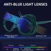 AOOLIA Oversized Round Women Eyewear, Stylish Large Blue Light Blocking Glasses, Anti-UV Anti-fatigue Eyeglasses (Green) view 4