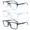 Ryegis Bifocal Reading Glasses,Classic Square Men Readers,Lightweight Cheaters Glasses Comfortable Spring Hinges 5.0 view 1