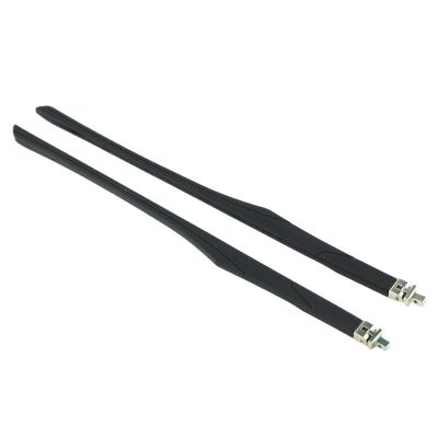1pair 6mm Width Rubber Eyeglasses Temple Tip Glasses Flex Leg Spring Hinge Eyewear Repair Part Accessory(Black)