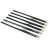 1pair 6mm Width Rubber Eyeglasses Temple Tip Glasses Flex Leg Spring Hinge Eyewear Repair Part Accessory(Black) view 4