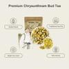 3.52 Oz/100g Chrysanthemum Tea organic Chinese Chrysanthemum Herbal Tea Loose Leaves, Tai Ju Dried Chrysanthemum Flowers with Floral Freshness and Natural Sweetness, Non-GMO, Gluten Free, Caffeine-Free (100g/3.52oz chrysanthemum) view 2