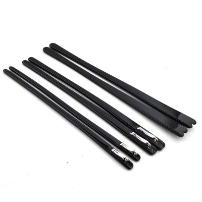 10pairs(20pcs) Width 5mm 7mm 9mm Black Acetate Eyeglasses Temple Glasses Spring Rod(Mix Size 10pairs)
