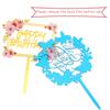 ZZHXSM 6PCS Acrylic Birthday Cake Decorations Cupcake Toppers Suitable for Party/Anniversary/Wedding Pastries Decorations view 3