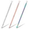 3 Pcs Lottery Ticket Scratcher Tool Scratch Off Stainless Steel Tools for Lottery Ticket, Multi-use Scraping Tools for Tickets Stickers Labels Films(Rainbow,Gold,Silver) view 1