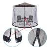 Outdoor Mosquito Net, Outdoor Portable Garden Umbrella Table Screen Sun Parasol Mosquito Net Cover Netting Cover view 2