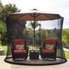 Outdoor Mosquito Net, Outdoor Portable Garden Umbrella Table Screen Sun Parasol Mosquito Net Cover Netting Cover view 4