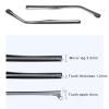 1 Pair Crystal Transparent Glasses Arm Replacement Leg Sunglasses Eyeglasses Replacement Metal Leg Repair Eyewear Accessories(Purple) view 3