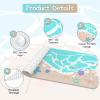 Non Slip Bathtub Mat, Extra Long Ocean Bath Mat for Tub Shower Mat with Suction Cups and Drain Holes for Elderly Kids Toddler Baby 40 X 16 Inch view 4