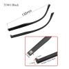 1pair PC Glasses Eyewear Temple Spring Hinge Glasses Temple Repair Accessory Black Brown(TT001 Black) view 2