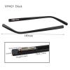 1pair Spring Glasses Temple Eyeglasses Plastic Leg Eyewear Repairing Accessories Black Brown(SP002 Black) view 2