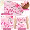 122 PCS Mothers Day Plates and Napkins Set, Serves for 30 Guests Pink Mother's Day Home Decor with Flowers, Disposable Paper Plates Napkins Plastic Forks Tablecloth for Best Mom Party Supplies view 3