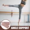 HIAKDOFT Ankle Wrap Compression Sleeve 1 Pair Elastic Ankle Support Braces for Skin Color Warm Injury Prevention for Daily Wear view 3