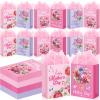 Kolldenn 48 Pcs Mother's Day Paper Bags Bulk Floral Happy Mothers Day Tissue Papers Floral Bags with Handle for Mom Grandma Wife Gift Wrapping Supplies view 1