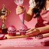 9.5oz Freeze Dried Dragon Fruit Cubes, Crispy & Light Red Pitaya Snacks, 1-Ingredient, for Smoothie Bowls, Baking, Cereal, Yogurt Snacking view 3