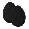 10 Pcs Rubber Shoe Sole Protector Wear-Resistant Non-Slip Forefoot Shoes Mat Self-Adhesive High Heel Pads Cushion(Black Round) view 1