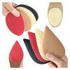 10 Pcs Rubber Shoe Sole Protector Wear-Resistant Non-Slip Forefoot Shoes Mat Self-Adhesive High Heel Pads Cushion(Black Round) view 2