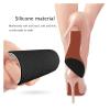 10 Pcs Rubber Shoe Sole Protector Wear-Resistant Non-Slip Forefoot Shoes Mat Self-Adhesive High Heel Pads Cushion(Black Round) view 3