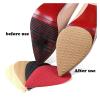 10 Pcs Rubber Shoe Sole Protector Wear-Resistant Non-Slip Forefoot Shoes Mat Self-Adhesive High Heel Pads Cushion(Black Round) view 4
