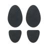 20 Pcs Wear-Resistant Non-Slip Shoes Mat Self-Adhesive Forefoot High Heels Sticker Heel Sole Protector Rubber view 1