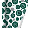 GRAPHICS & MORE Harry Potter Slytherin Hogwarts Leaves Gift Wrap Wrapping Paper Roll view 1