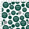 GRAPHICS & MORE Harry Potter Slytherin Hogwarts Leaves Gift Wrap Wrapping Paper Roll view 2