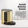 Daily Pill Organizer - (4 Times a Day) Stackable Medication Reminder - Premium Weekly AM/PM Pill Box with 7 Daily Stackable Trays and Medicine Organizer for Vitamins and Supplements, Gold, Case of 40 view 4
