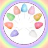 Cherry, Blue Raspberry, Pink Vanilla, Green Apple, Orange, Strawberry, Birthday Cake, Banana, and Grape Flavored Cotton Candy Flossugar | 9-Pack Mega-Bundle of 14 oz Containers and 150 Cones | Ready-to-Use Mix for Parties and Events view 3