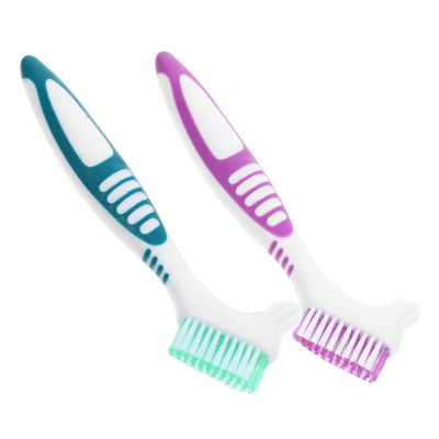 Luxshiny Travel Toothbrush Set with Hard Bristle Ergonomic Rubber Handle, Double-Sided Manual Toothbrushes with Pearl White Storage Cases, Portable Oral Care Kit for Home and Travel Use