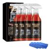 ivyever Oven and Grill Cleaning Spray Dissolves Grease in 5 Minutes, No Scrubbing Required, Removes Odors, Eliminates Thick Grease & Build Up, Grease Remover, 3.38 Floz (4pcs)