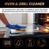 ivyever Oven and Grill Cleaning Spray Dissolves Grease in 5 Minutes, No Scrubbing Required, Removes Odors, Eliminates Thick Grease & Build Up, Grease Remover, 3.38 Floz (4pcs) view 2