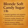 Blonde Soft Candy Sugar 1 lb view 2