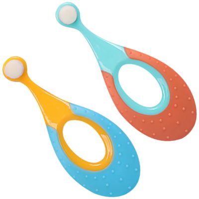 TEHAUX 2pcs Soft Bristle Toothbrush Set with Wide Pastel Handles, Extra Soft Bristles for Teeth Cleaning, Suitable for Oral Care and Supplies Random Color