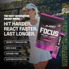 Focus Energy Drink Powder. 9 Supplements In One. Hydration Packets - 2278 mg of Electrolytes, Paraxanthine, 90 Minerals, Baja Gold Sea Salt, Coconut Water, Sugar-Free, Caffeine Free - Mixed Berry view 2