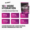 Focus Energy Drink Powder. 9 Supplements In One. Hydration Packets - 2278 mg of Electrolytes, Paraxanthine, 90 Minerals, Baja Gold Sea Salt, Coconut Water, Sugar-Free, Caffeine Free - Mixed Berry view 3
