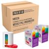 MEDca Weekly Pill Organizer, 1 Dispenser, 7 Stackable Multi-Color Compartments Four Times-a-Day - Morning, Noon, Evening, and Bedtime, White, Case of 40 view 1
