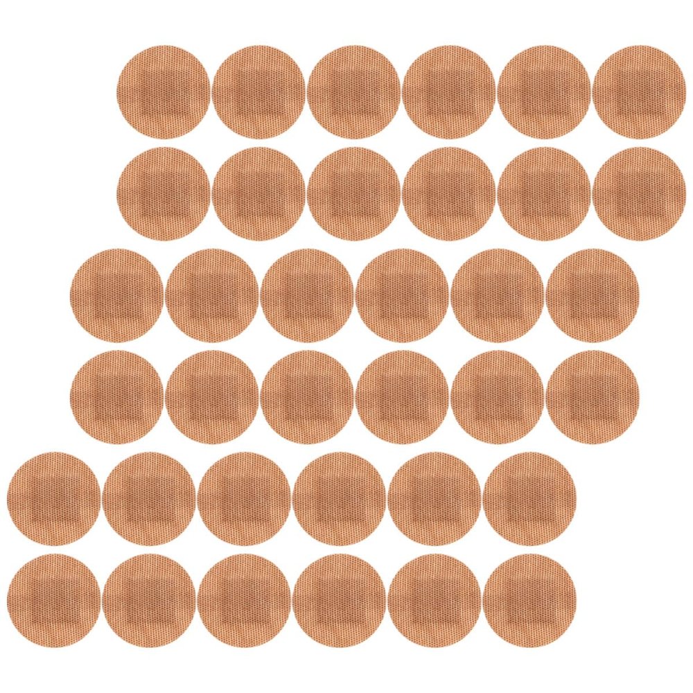 NOLITOY 100pcs Elastic Fabric Adhesive Wound Bandages 30mm Breathable Flexible Finger and Knuckle Patches for Outdoor First Aid Care