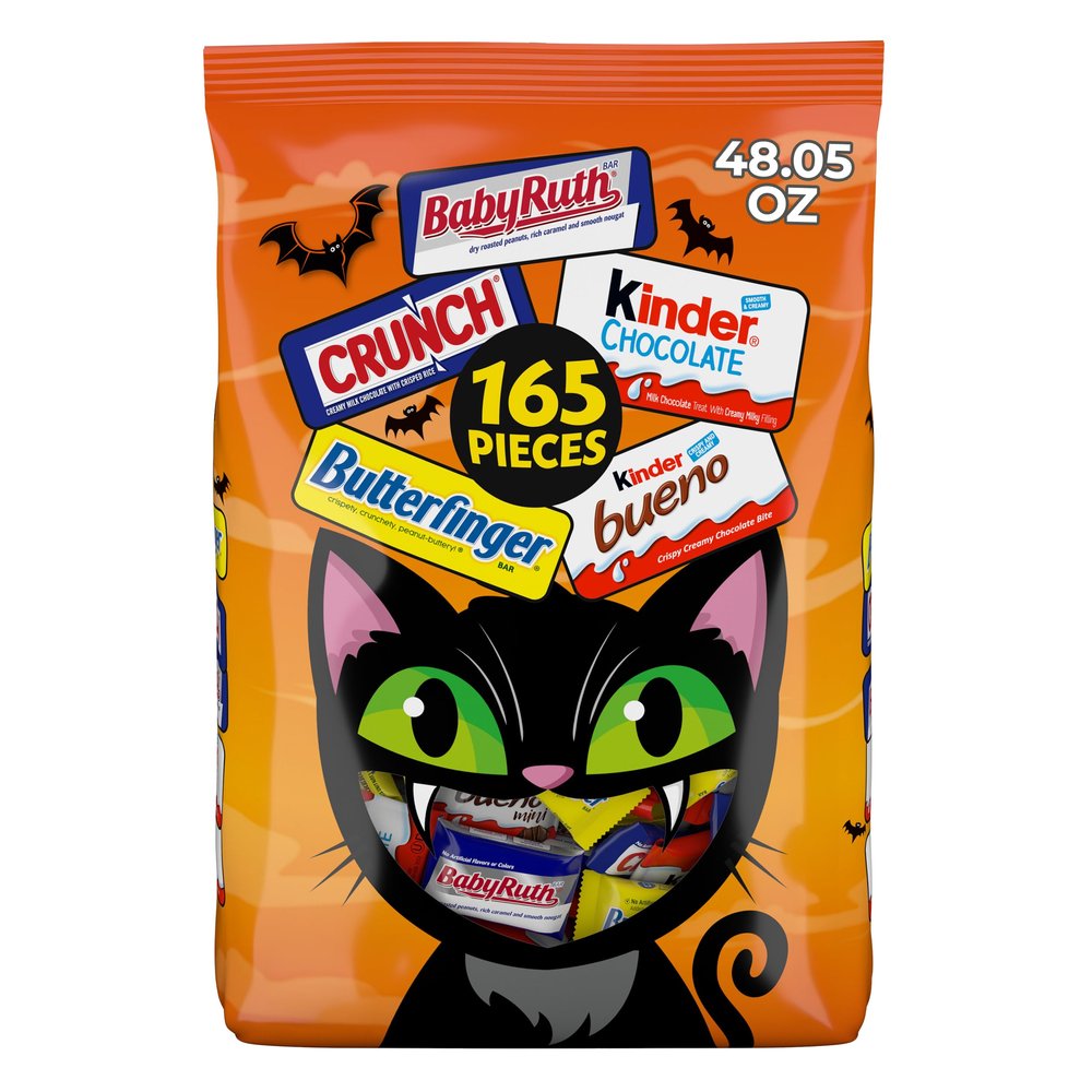 FMC + KINDER Assorted 165 Count Halloween Bag 48.05oz