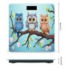 Owls on A Branch Weight Scale Large Bathroom Scales Digital Weight with Bright LED Display Non Slip Automatic Weighing Scale Fashion Weighing Machine for Body view 2