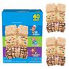 Marshmallow Rice Crispy Treats Variety Pack- 40PK Individually Wrapped Snack Chocolate Bars for Lunch Boxes, Office & Parties -Classic Crispies Rice Treat Squares Bulk Value Pack for Kids & Adults view 1