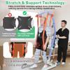 EHUCONELDEX Patient Lift Walking Sling with 4-Way Stretch Fabric,Lift Sling for Standing Support & Mobility Assistance, Padded Patient Transfer Sling for Elderly & Rehabilitation Use(Black, Small) view 2