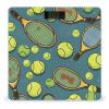 Funny Tennis Racquets and Tennis Balls Weight Scale Large Bathroom Scales Digital Weight with Bright LED Display Non Slip Automatic Weighing Scale Fashion Weighing Machine for Body view 1