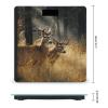 Nature Wild Animal Deers Weight Scale Large Bathroom Scales Digital Weight with Bright LED Display Non Slip Automatic Weighing Scale Fashion Weighing Machine for Body view 2