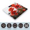 Poppy Flowers Vivid Petals Weight Scale Large Bathroom Scales Digital Weight with Bright LED Display Non Slip Automatic Weighing Scale Fashion Weighing Machine for Body view 3