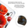 Poppy Flowers Vivid Petals Weight Scale Large Bathroom Scales Digital Weight with Bright LED Display Non Slip Automatic Weighing Scale Fashion Weighing Machine for Body view 4