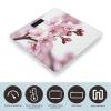 Cherry Blossom Weight Scale Large Bathroom Scales Digital Weight with Bright LED Display Non Slip Automatic Weighing Scale Fashion Weighing Machine for Body view 3